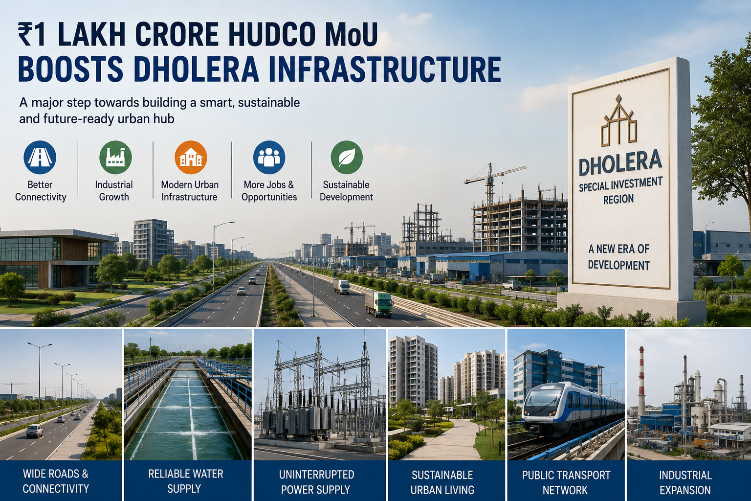 HUDCO MoU Boosts Dholera